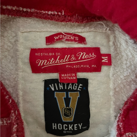 Mitchell & Ness VTG NHL Hockey SS Hoodie Washington Capitals | Size Medium - Picture 7 of 8